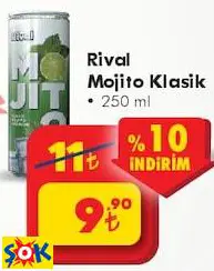 RİVAL MOJİTO KLASİK İÇECEK 250 ML